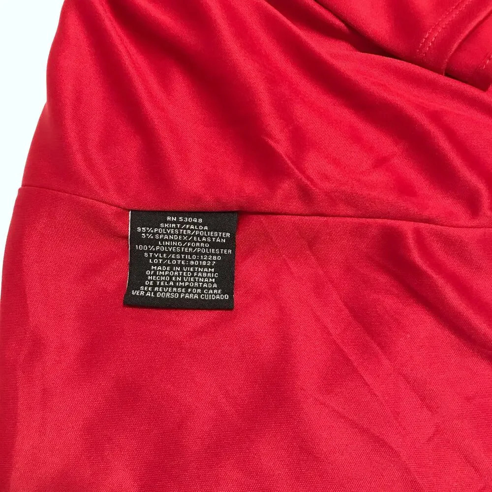 Morgan & Co. NWOT Red Mini Skirt Juniors/Women Various - Picture 8 of 10